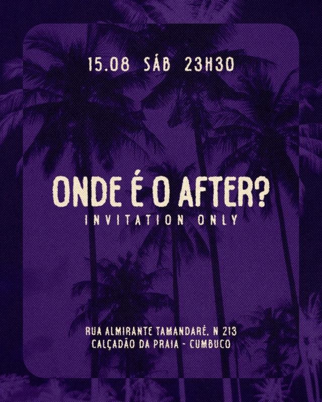 Onde é o After? 